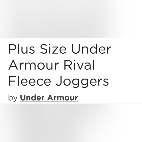 Women's Under Armour Fleece Joggers. Brand New 💎 - Picture 2 of 5